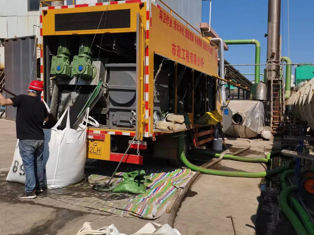 常州淤泥压干处理